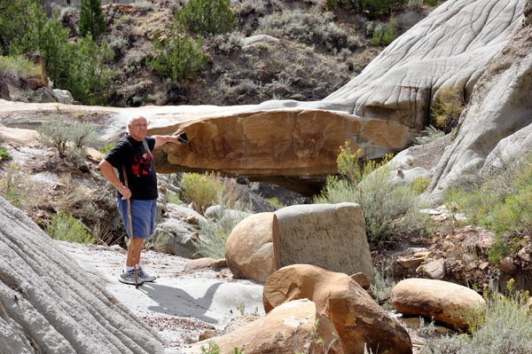 Lee Duquette at the Natural Bridge